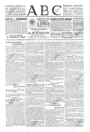 ABC MADRID 22-08-1907
