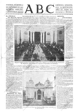ABC MADRID 15-10-1907