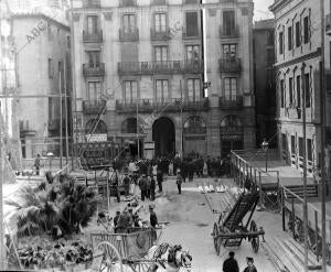 71, de la calle Ancha, con cuyo derribo inauguró S.M