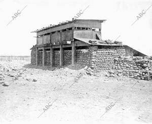El blocao recientemente construido cerca de la posada del Cabo Moreno