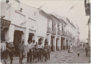 La calle de San Jacinto, en la época en la que pasó a denominarse Manuel...