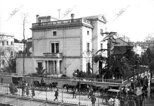 La «Casa de América», el día que fue inaugurada por el embajador extraordinario...