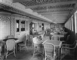 Una de las terrazas del Titanic