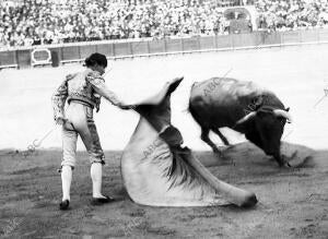 Gaona en un Recorte, 4ª de Feria, de Gregorio campo