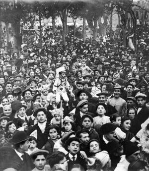 Aspecto de la pradera del corregidor durante la entrega de los Premios...