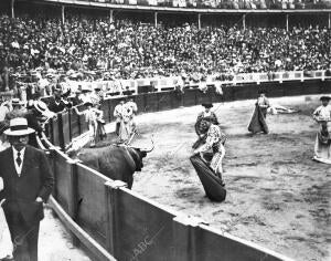 Corrida de toros de la ganaderia de Miura