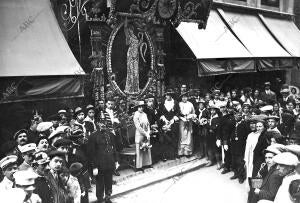 Puesto de la sociedad valenciana de agricultura A cargo de Aristócratas Damas...