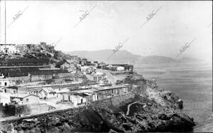 Vista de la parte vieja de La Alcazaba