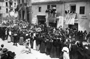 Manifestación de simpatía Tributada por el pueblo de Burriana al nuevo obispo...