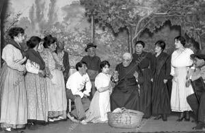 Una escena de la comedia en dos Actos, de Pellicer y Fernández del Villar, "el...