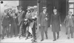 el Sr. Maura (X) al salir de palacio ayer mañana 2