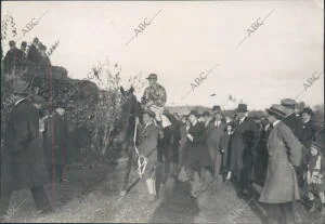 "L'Astico", caballo del Marqués de Amboage, ganador de la Carrera "premio Tajo"