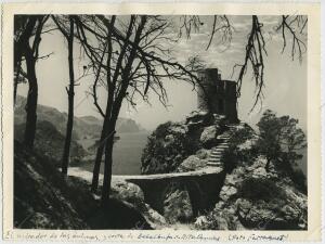 1920 (CA.) El mirador de las ánimas en la costa de la Sierra de Tramuntana entre...