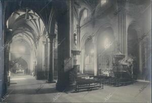 Interior de la catedral de Jaca, en Huesca