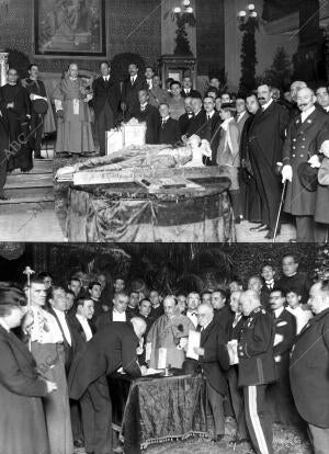 Inauguracion de la Exposicion Ignaciana, Instalada en el colegio de Padres...