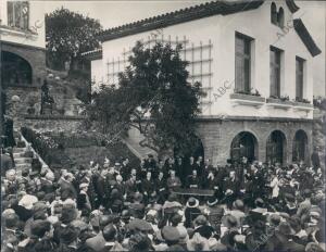 Acto inaugural de las Escuelas Municipales de Guinardo