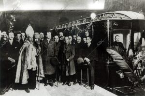 Inauguración de la estación de Lesseps, en Laimagen Francisco Vidal Barraquer...