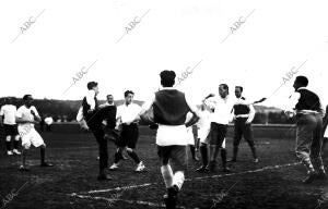 un momento del partido entre Aristocráticos Jugadores, celebrado el domingo...