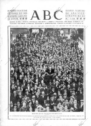 ABC MADRID 22-10-1925