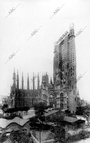 Estado de las obras en el templo de la Sagrada Familia