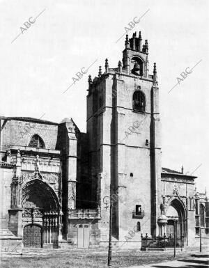 Torre y Puertas del obispo y de los Novios, de la catedral de Palencia