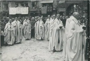 Corpus Christi, los Caballeros del Santo Sepulcro en la procesión