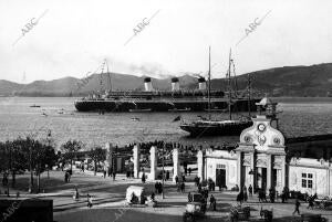 Detalle del puerto de Vigo