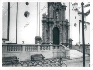 Fachada de la iglesia de la palma del Condado (Huelva)