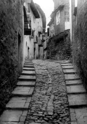 Una de las Calles del pueblo sos del Rey Católico (Zaragoza)