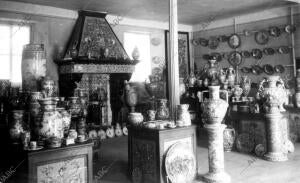 Vista de la exposición del museo de Cerámica Ruiz de Luna en Talavera de la...