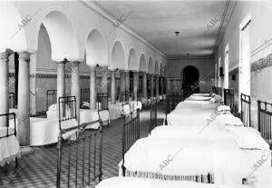 El dormitorio de los Acogidos en el hospital de san Juan de Dios