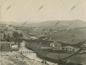 El río Barbaña, pequeño río que atraviesa la ciudad de Orense