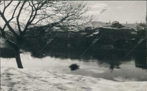 Miranda de Ebro cubierta de nieve