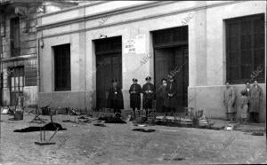 Oviedo, después del asalto al salón de Actos de acción Popular, el 1º de Mayo