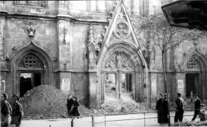 Iglesia de San Lorenzo, destruida por los marxistas