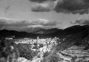 Vista de Arenas de san Pedro en las Últimas Horas de la Tarde