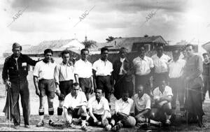 J. en Vicálvaro (Madrid), donde Jugó la 7ª brigada de Artillería (Catalanes)...