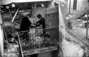 Casas Destruidas en Portbou (Gerona)