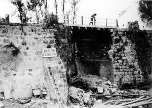 Puente Reconstruido por los Ingenieros Legionarios en Soncillo (Burgos)