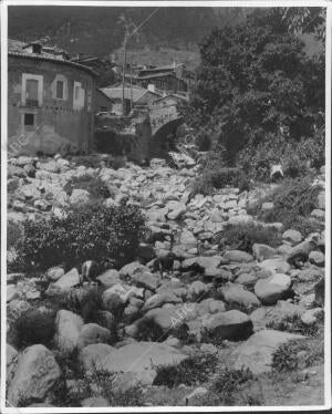 En la imagen la garganta de nuño Cojo, con el puente romano al fondo