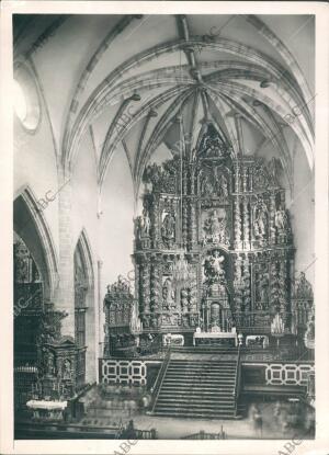 Retablo del altar mayor de la parroquia de Oñate