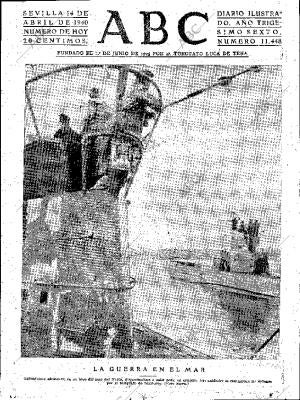 ABC SEVILLA 14-04-1940