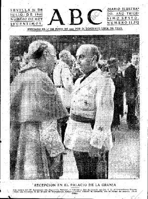 ABC SEVILLA 21-07-1940