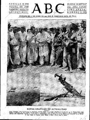 ABC SEVILLA 15-08-1940