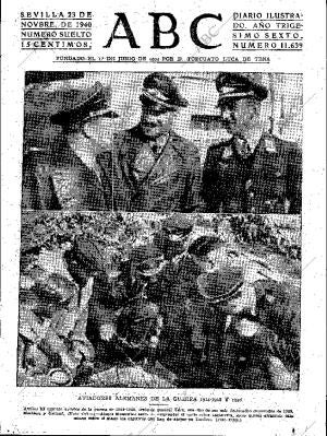 ABC SEVILLA 23-11-1940