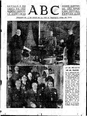 ABC SEVILLA 06-04-1941