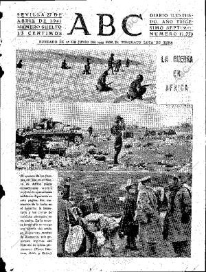 ABC SEVILLA 27-04-1941