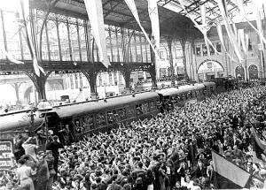 Salida de la División Azul desde Madrid, el 13 de julio de 1941