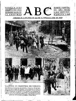 ABC SEVILLA 13-08-1941