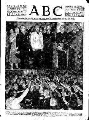 ABC SEVILLA 30-08-1941